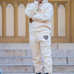 Model wearing Archency "The Promise" Sweatsuit